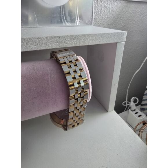 Fossil Q Hybrid Virginia Rose Gold-Tone Stainless Steel Smartwatch FTW1106 - Picture 6 of 11